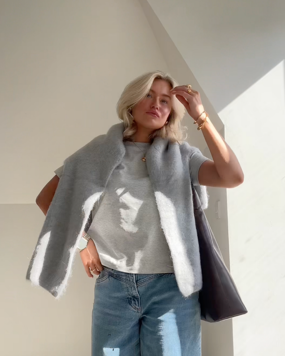 Women's Mohair Sweater Elegant for Style-Conscious