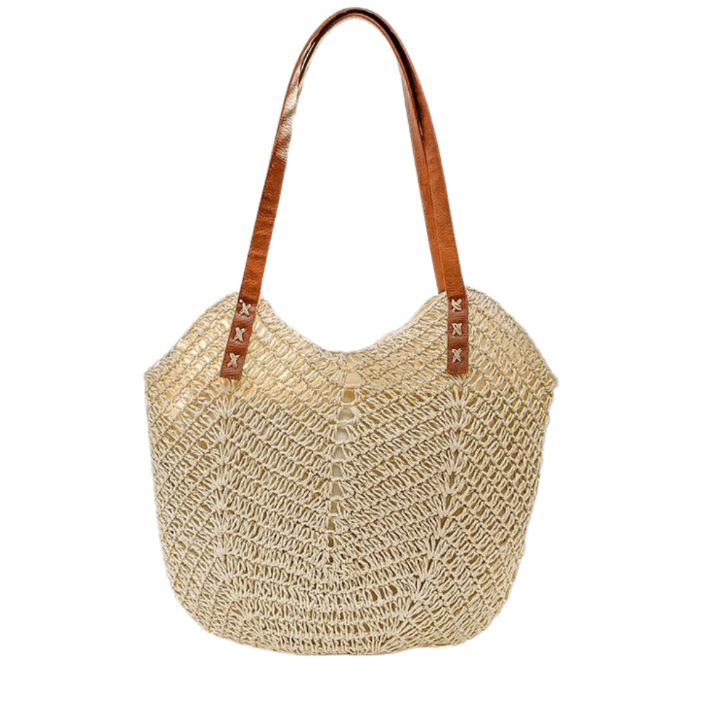 Bolso Tote de Cuero Vegano – Bolso de Hombro Grande Minimalista