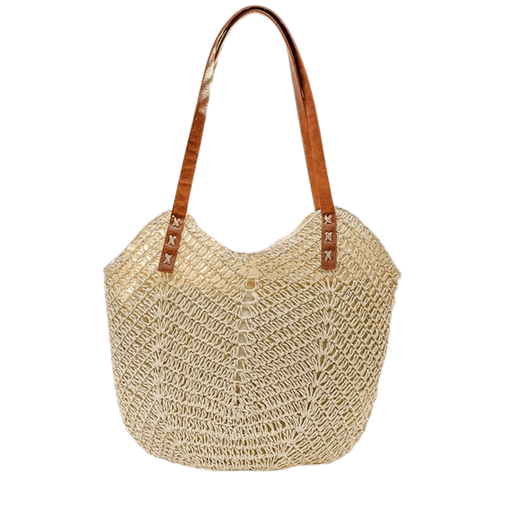 Bolso Tote de Cuero Vegano – Bolso de Hombro Grande Minimalista