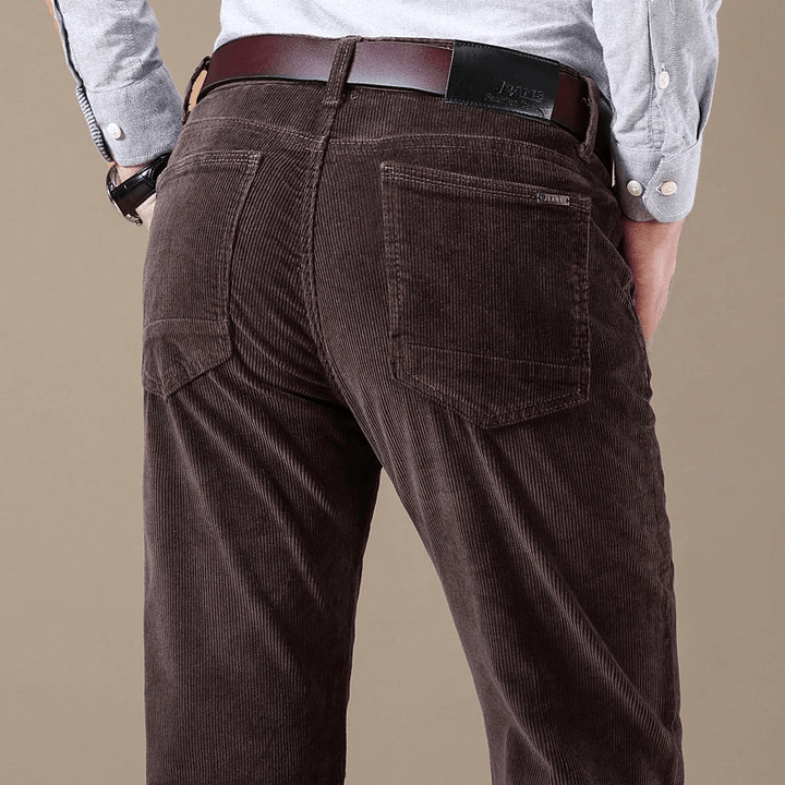 Comfortable Pants for Men - Elastic Corduroy Pants