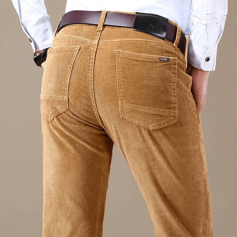 Comfortable Pants for Men - Elastic Corduroy Pants