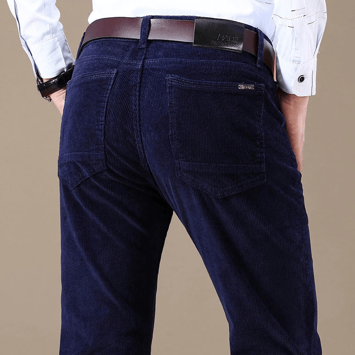 Comfortable Pants for Men - Elastic Corduroy Pants