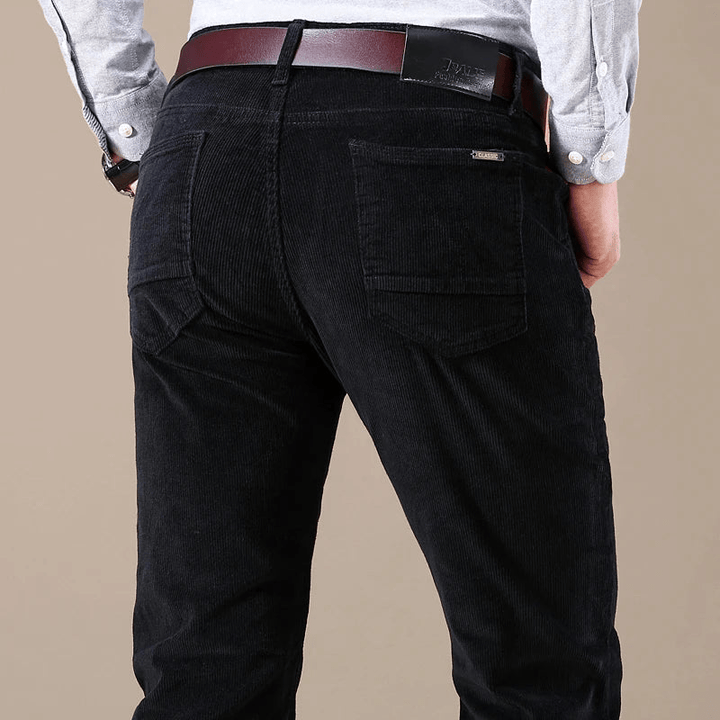Comfortable Pants for Men - Elastic Corduroy Pants