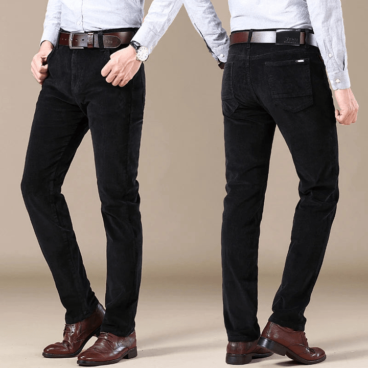 Comfortable Pants for Men - Elastic Corduroy Pants