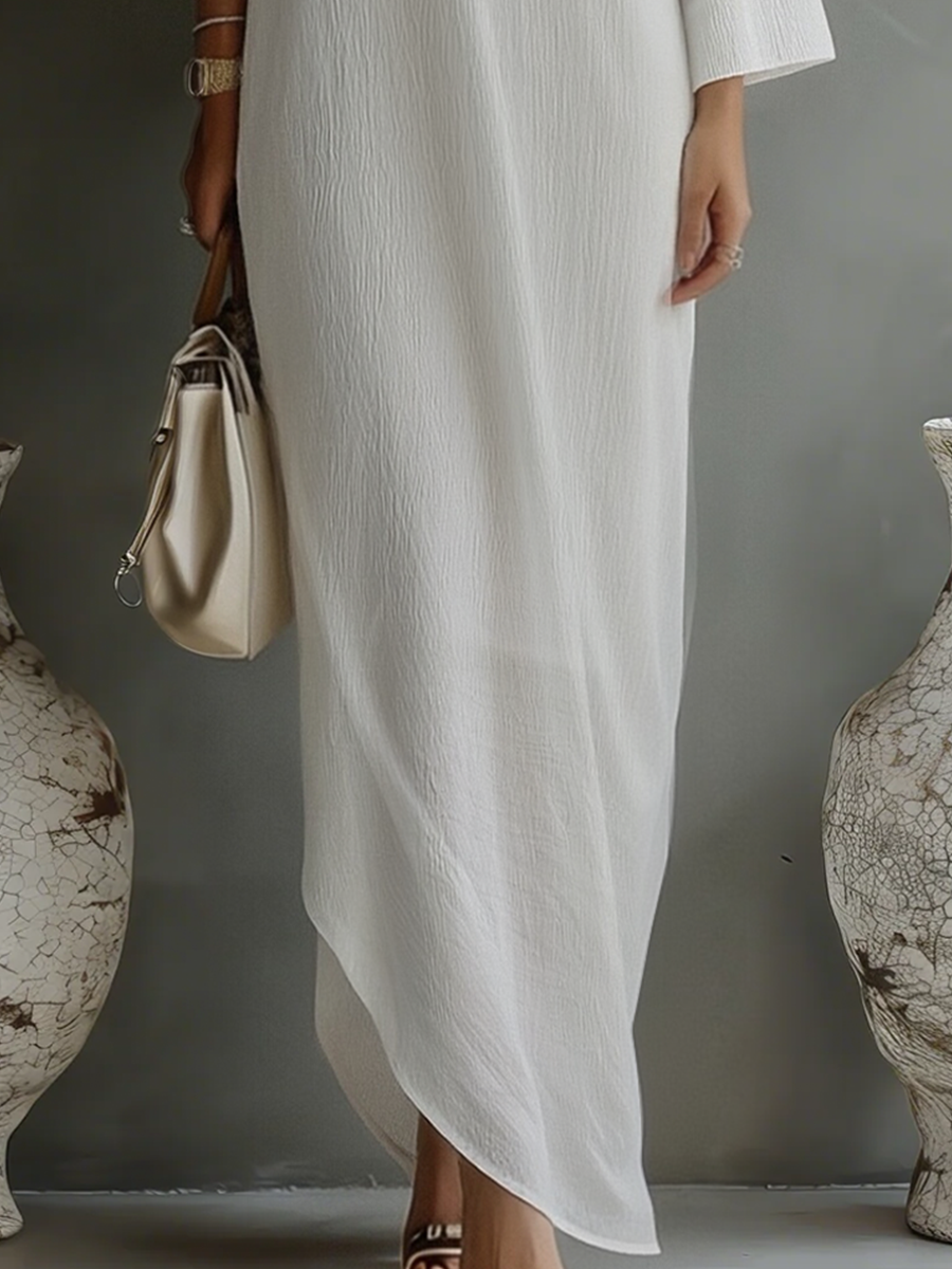 Elegantes One-Shoulder-Kleid: Fließender Look für Hochzeitsgast 4
