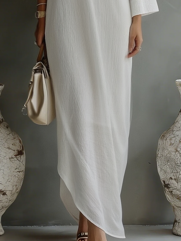 Elegantes One-Shoulder-Kleid: Fließender Look für Hochzeitsgast 4