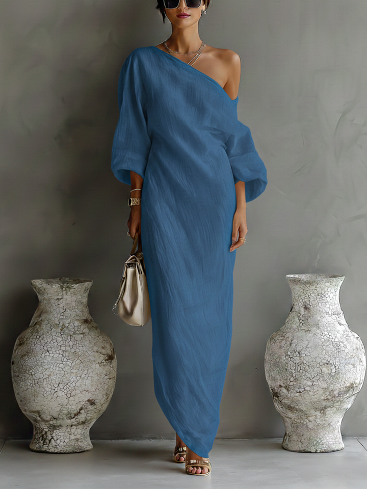 Elegantes One-Shoulder-Kleid: Fließender Look für Hochzeitsgast 7