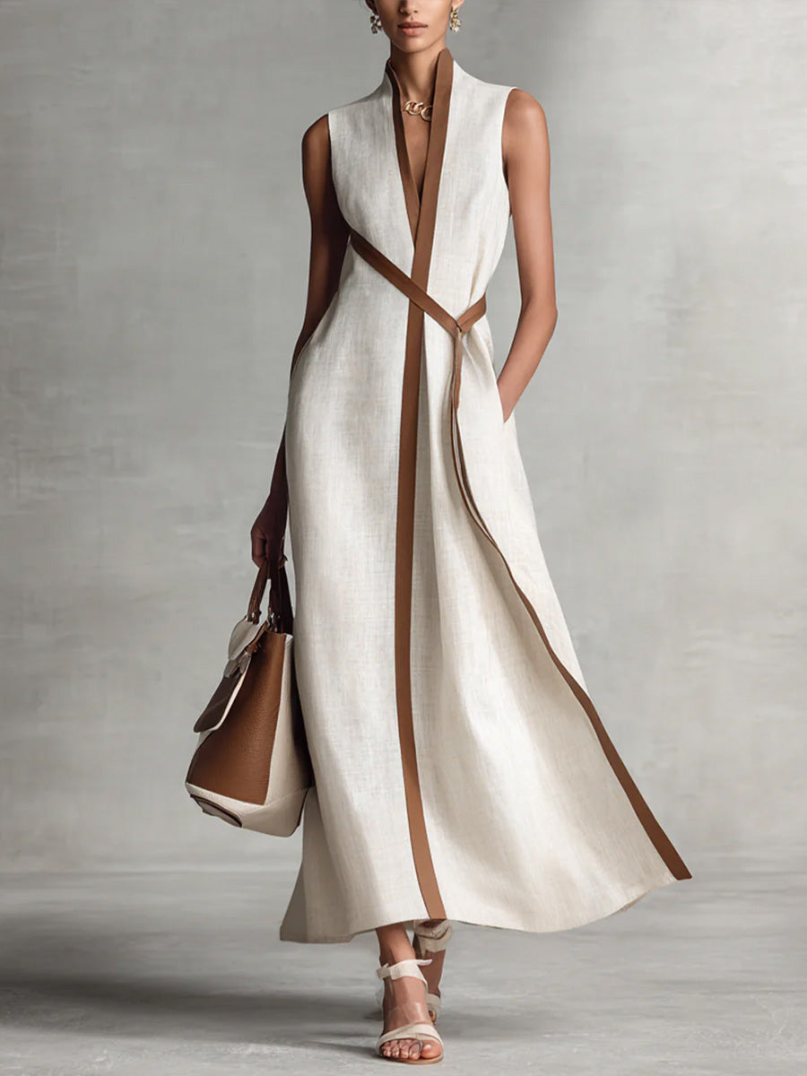 Elegantes Wickel-Maxikleid: Schmeichelhafte Eleganz für den Sommer 0