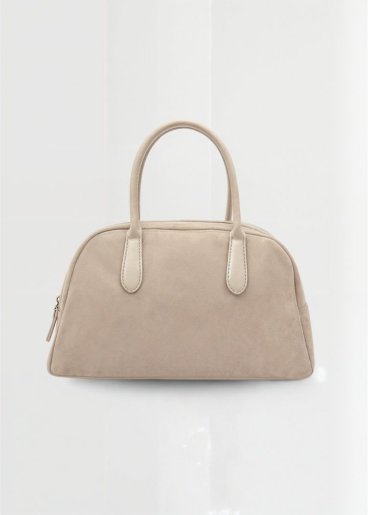 Genuine Suede Handbag Women – Small Shoulder Bag with Zipper