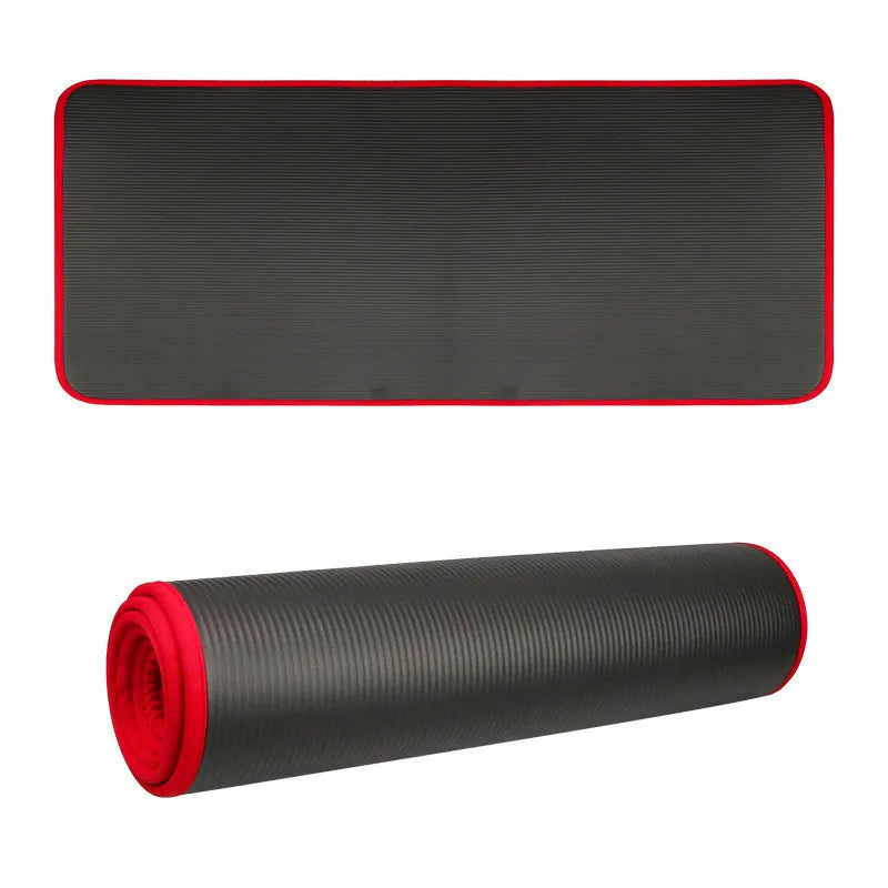 Extra Dicke Rutschfeste Yogamatte 10mm - FlexiMat für Yoga, Pilates und Dehnübungen 1
