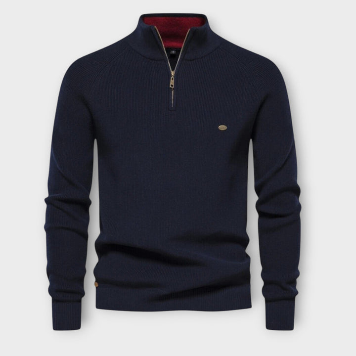 Victor | Pull à demi-zip avec fermeture éclair