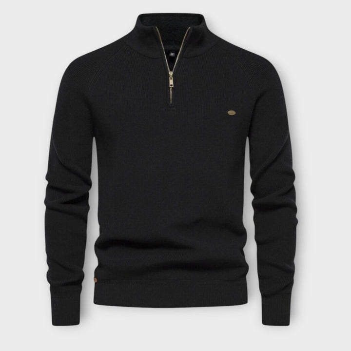 Victor | Pull à demi-zip avec fermeture éclair