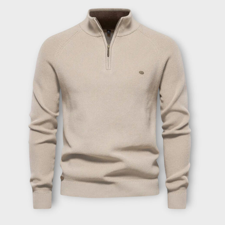 Victor | Pull à demi-zip avec fermeture éclair