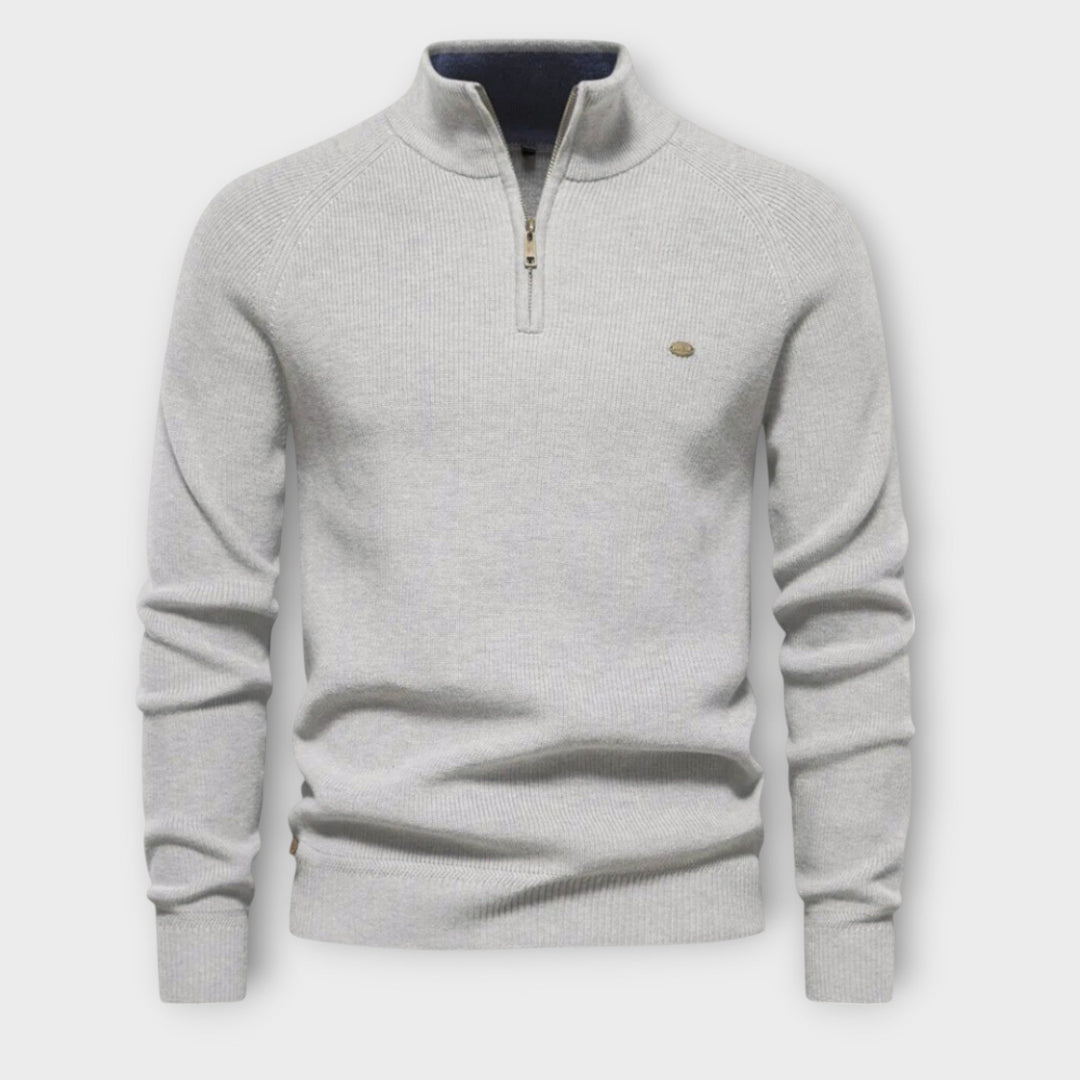Victor | Pull à demi-zip avec fermeture éclair