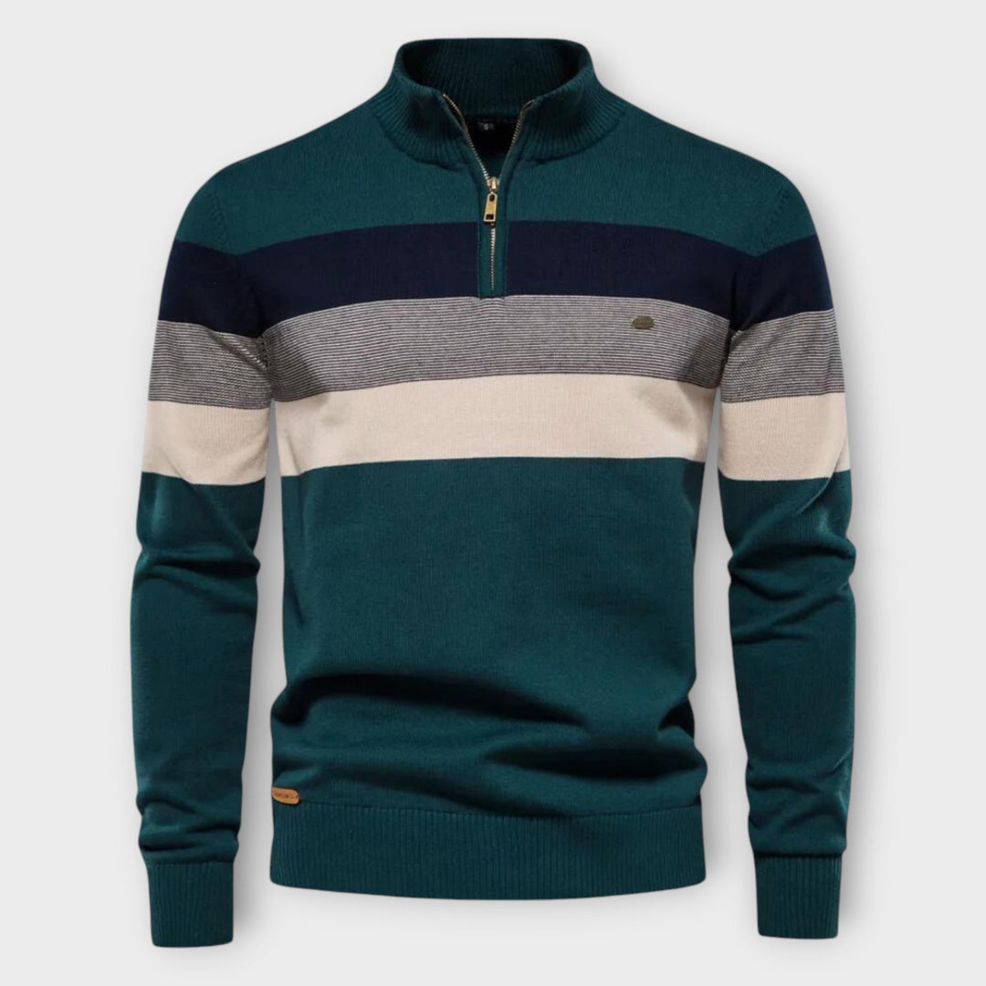 Zandro | Elegant & soft half-zip pullover