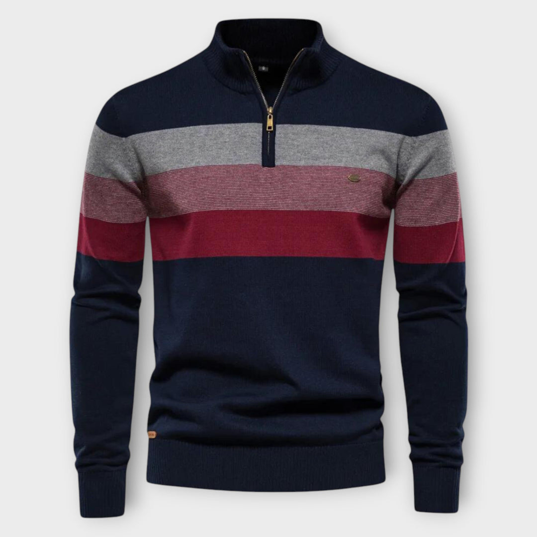 Zandro | Elegant & soft half-zip pullover
