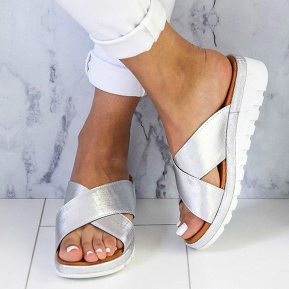 Vegan Comfort Sandals – Memory Foam Footbed, Adjustable Straps