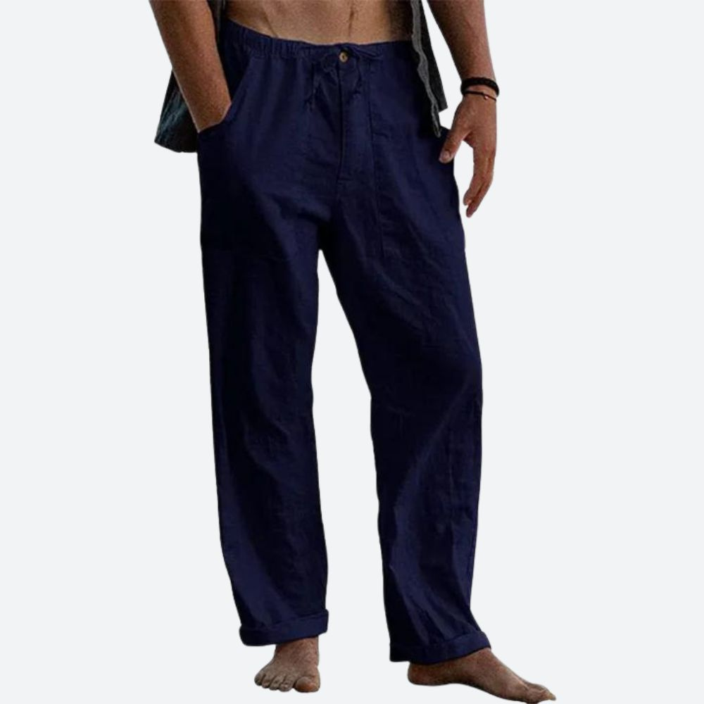 Men's Casual Linen Pants – Stylish Summer Pants for Men, Breathable and Comfortable