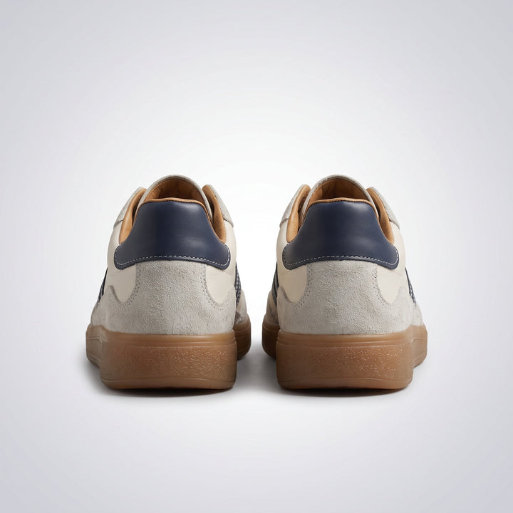 Męskie retro sneakersy z wegańskiej skóry