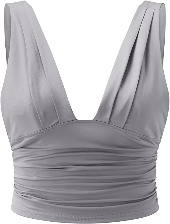 Women's V-neck Top Sleeveless – Fitted & Elegant
