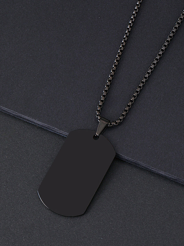 Halskette Damen Titanstahl Minimalistisch 3