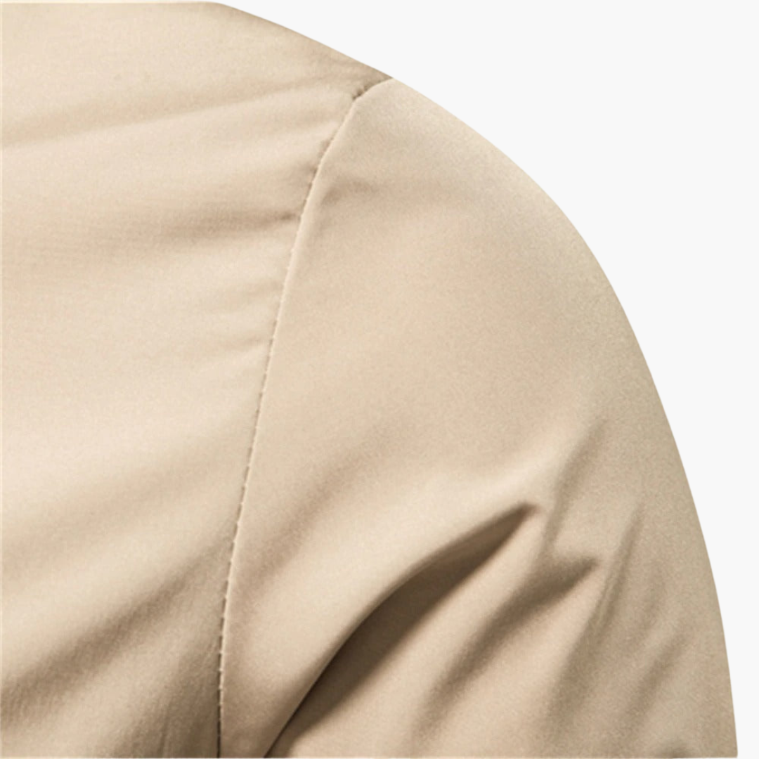 Men's bomber jacket breathable with zipper and ribbed details