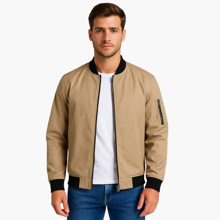 Men's Bomber Jacket Cotton Sporty