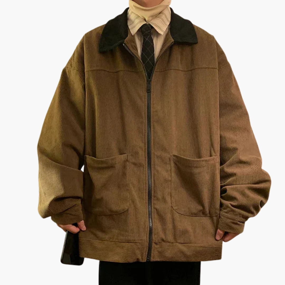 Men's bomber jacket cord style
