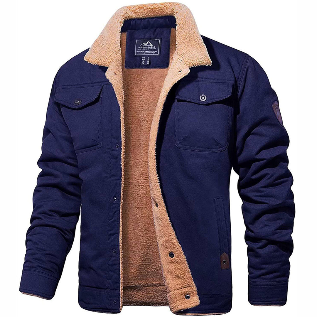 Men's Bomber Jacket Classic High-Quality Fabric Stylish