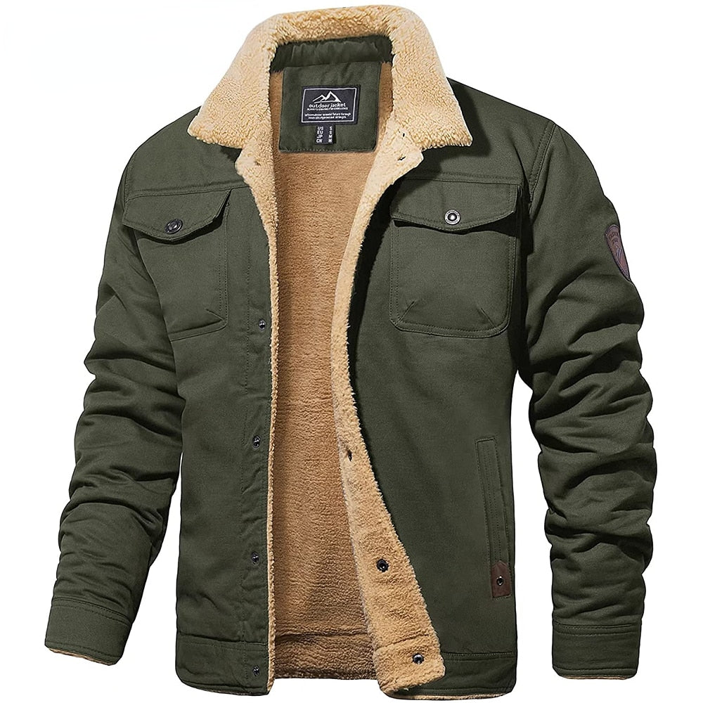 Men's Bomber Jacket Classic High-Quality Fabric Stylish