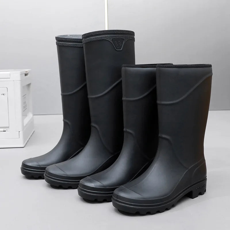 Men's rubber boots rubber waterproof non-slip for outdoor activities