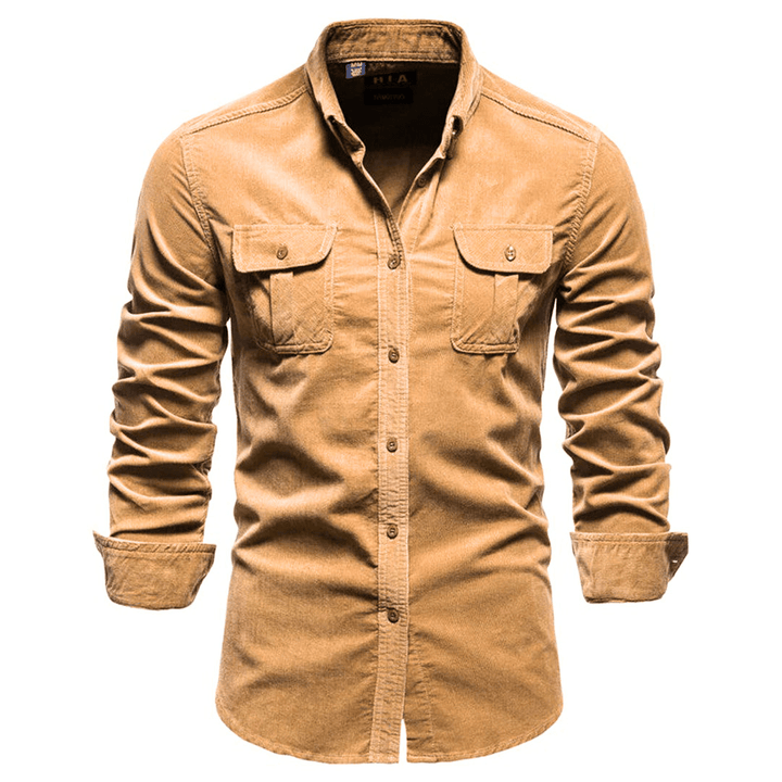 Men's Modern Shirt Long Sleeve - Perfect For Both Formal And Casual Occasions