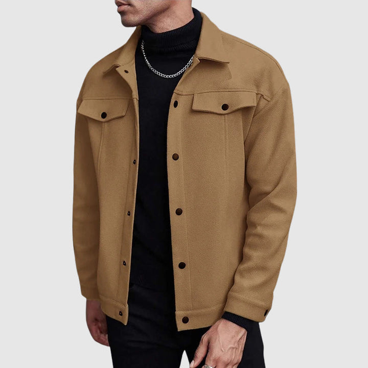 Herren Hemdjacke Regular Fit mit Brusttaschen 4