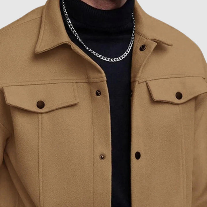 Herren Hemdjacke Regular Fit mit Brusttaschen 5
