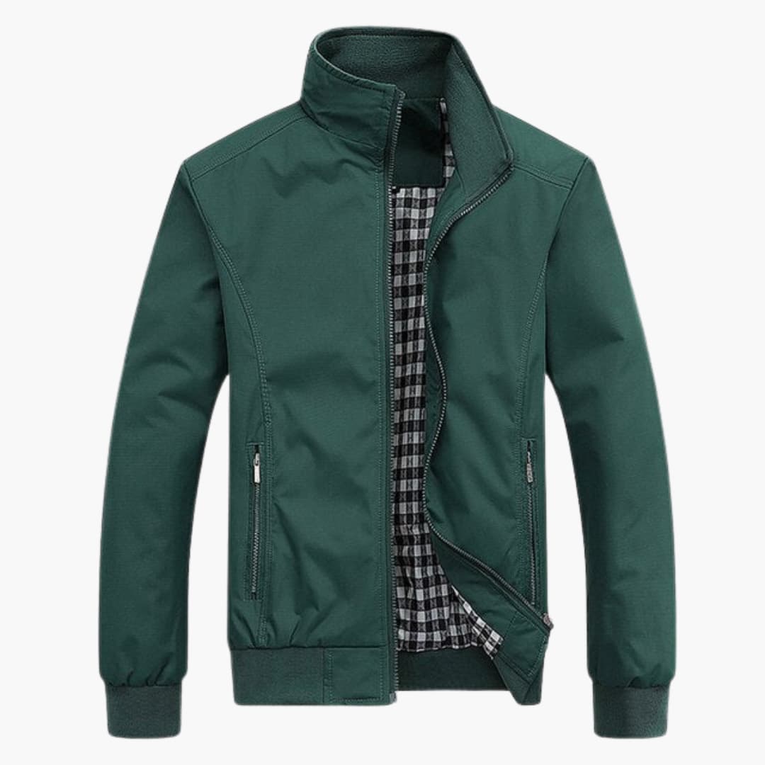 Men's Jacket Bomber Jacket Slim Fit - With Zipper and Elastic Cuffs