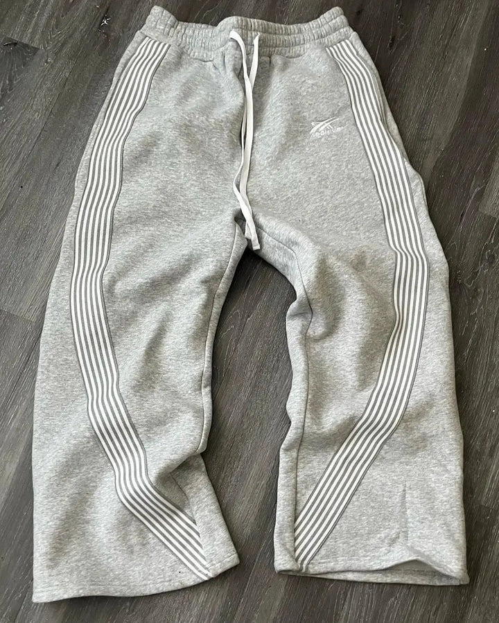 Men's cotton jogging pants retro style sports pants for training and leisure
