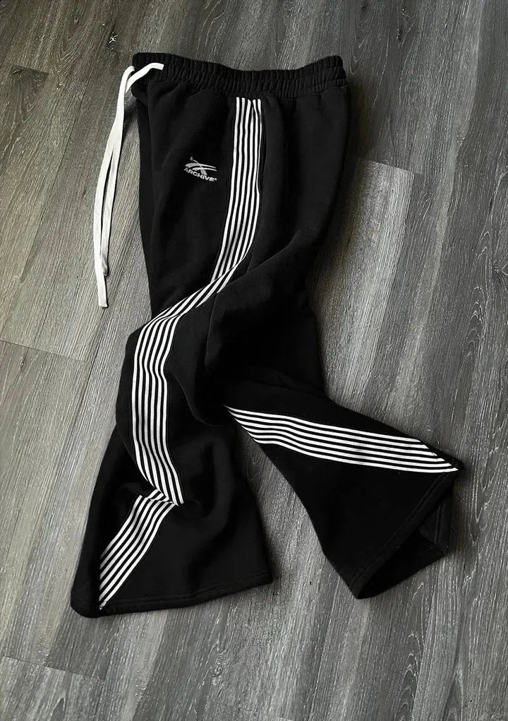 Men's cotton jogging pants retro style sports pants for training and leisure