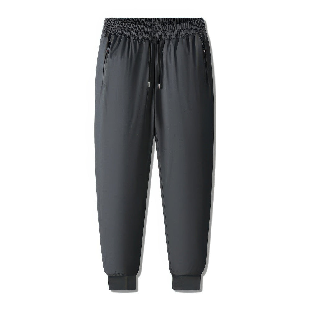 Men's jogging pants fleece warm windproof sports pants for active people