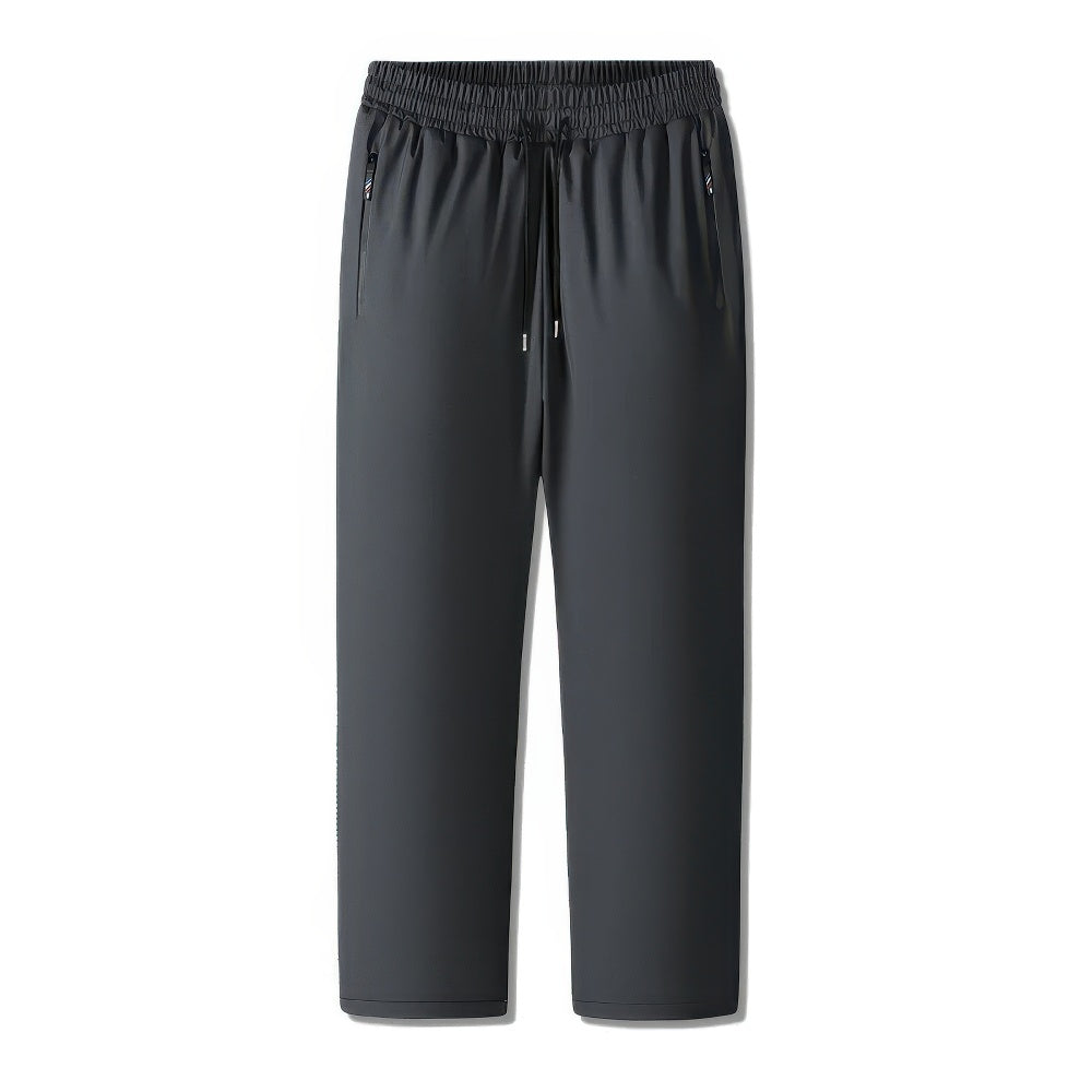 Men's jogging pants fleece warm windproof sports pants for active people