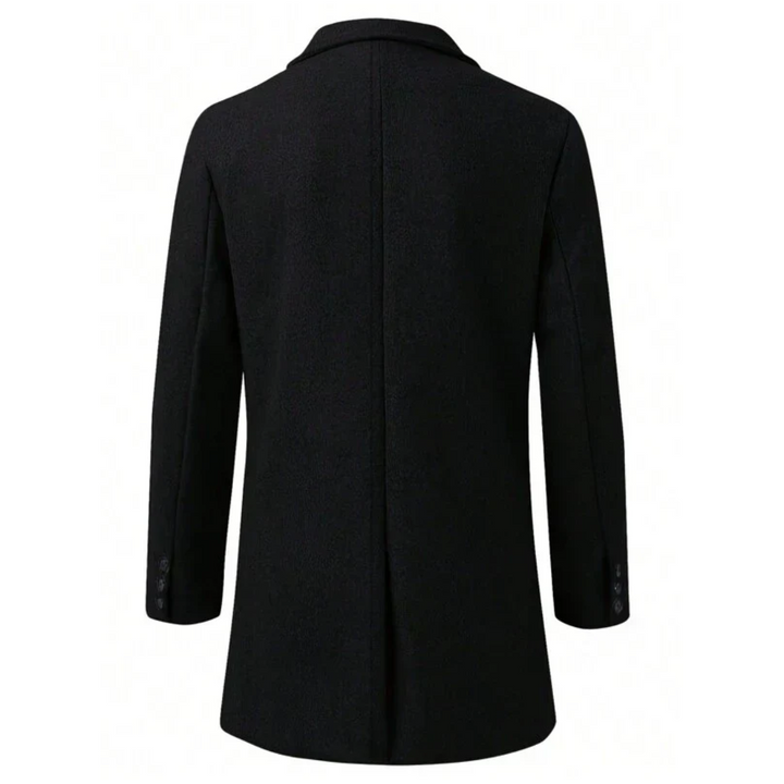Manteau homme long en matière chaude de style classique