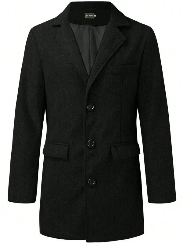 Manteau homme laine formel décontracté