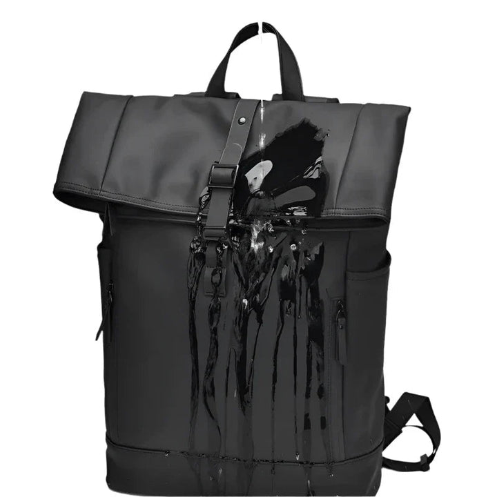 Men's Rolltop Backpack Durable Fabric Modern Design