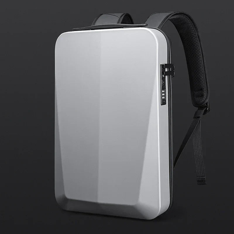 Men's Backpack Hardshell Stylish With Safety Lock and Charging Port