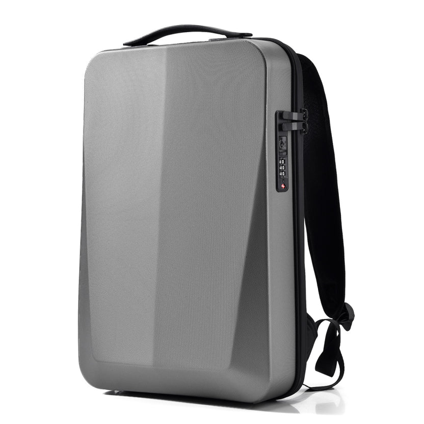 Men's Backpack Hardshell Stylish With Safety Lock and Charging Port