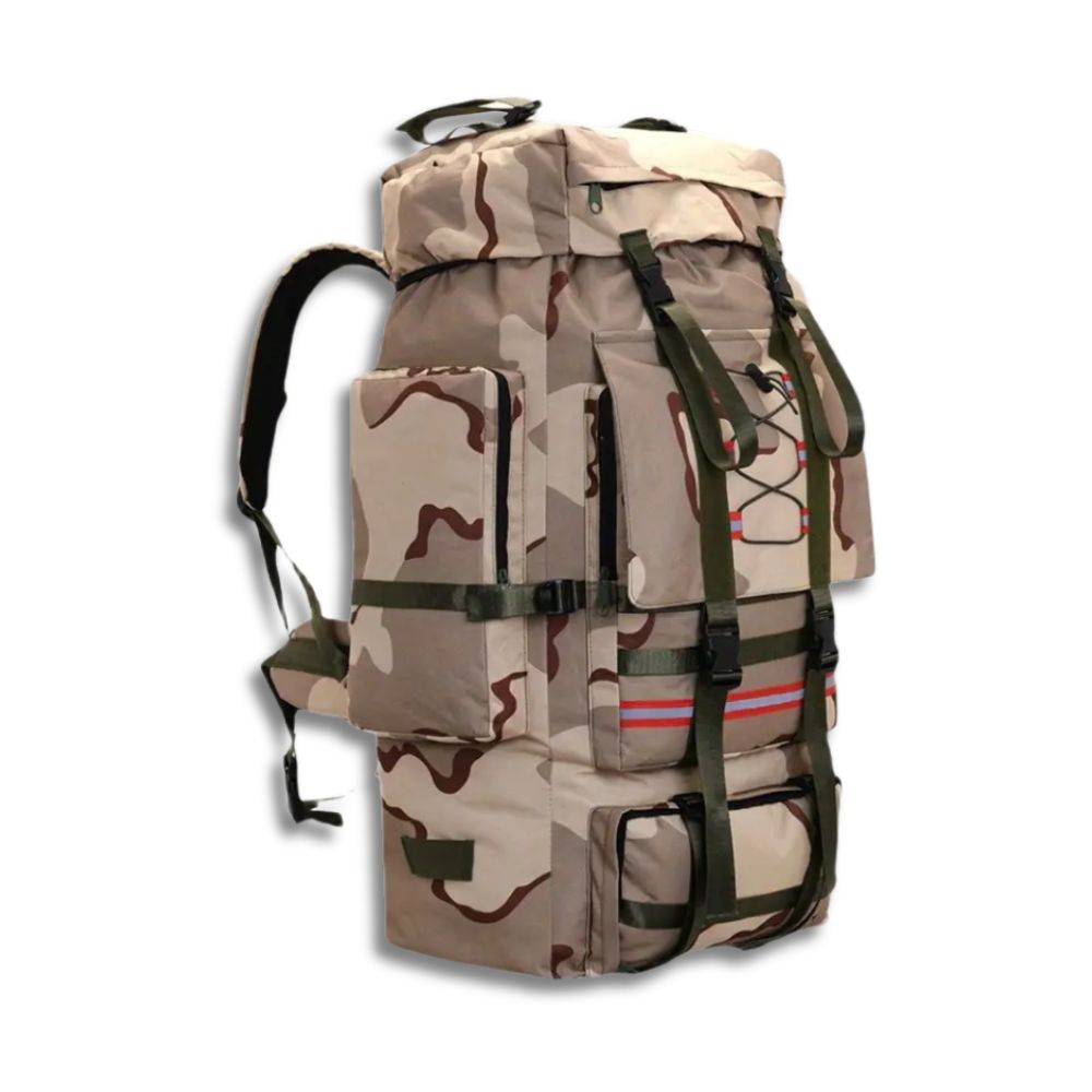 Men's Backpack Waterproof 130L Ergonomic for Hiking and Outdoor Activities
