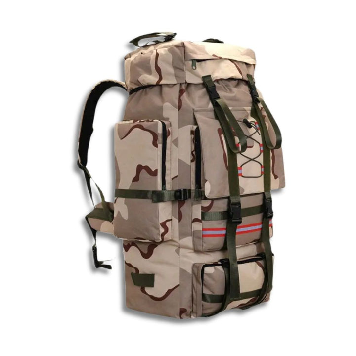 Men's Backpack Waterproof 130L Ergonomic for Hiking and Outdoor Activities