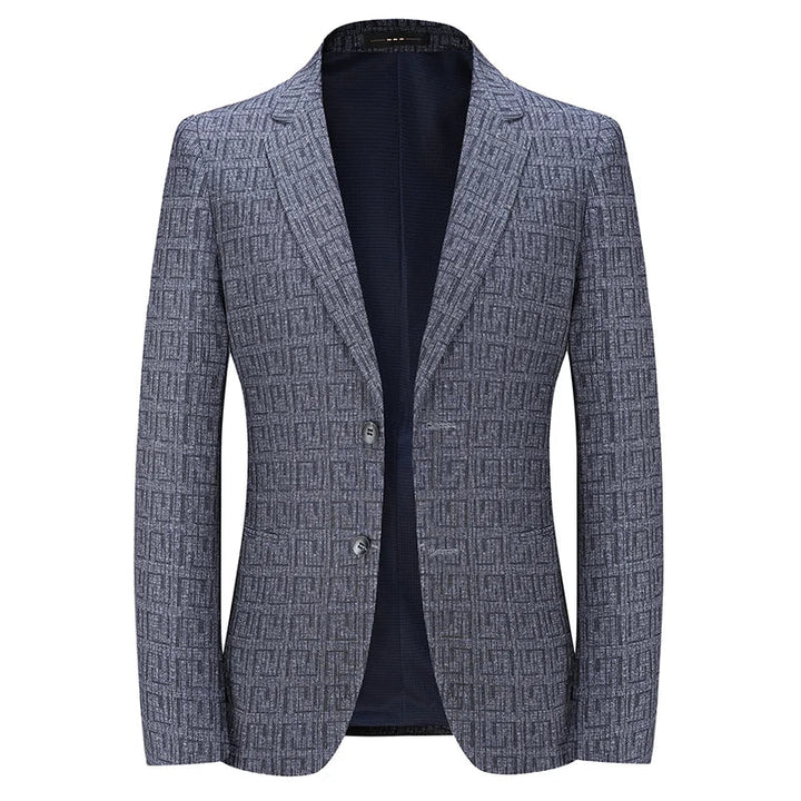 Men's Blazer Geometric Pattern Modern Design