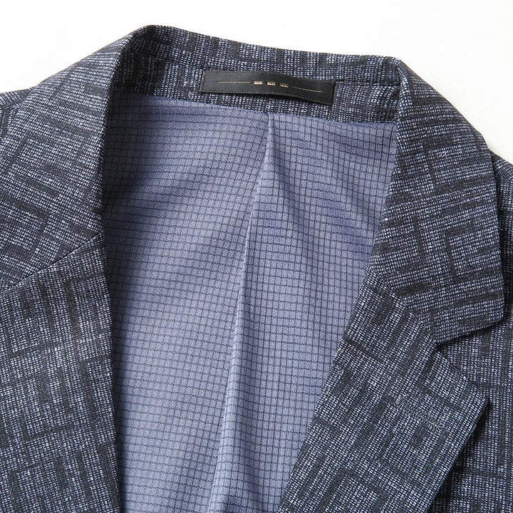 Men's Blazer Geometric Pattern Modern Design