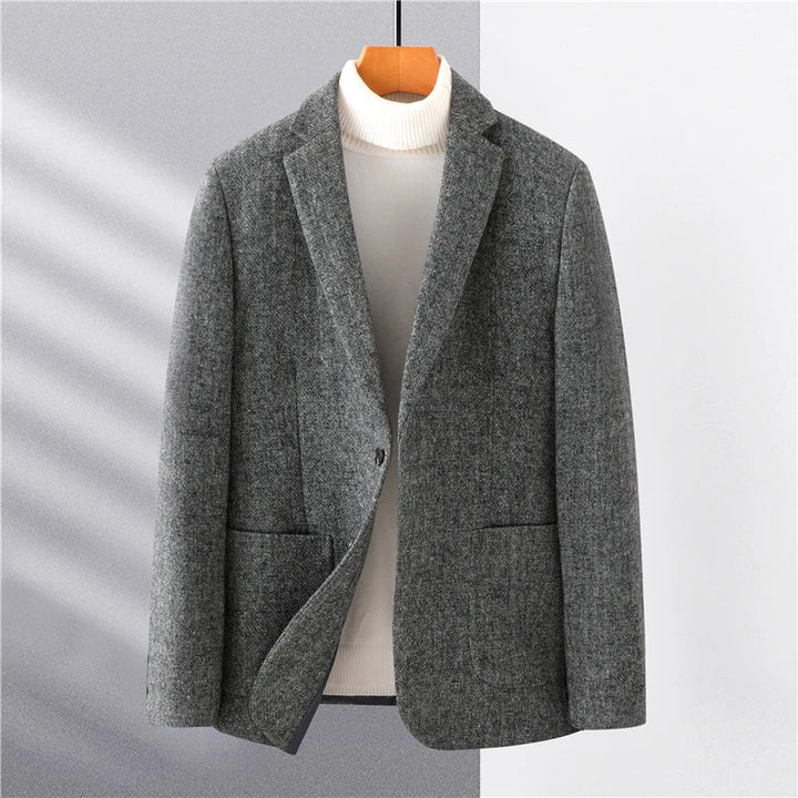 Men's Blazer Gray High-Quality Elegant