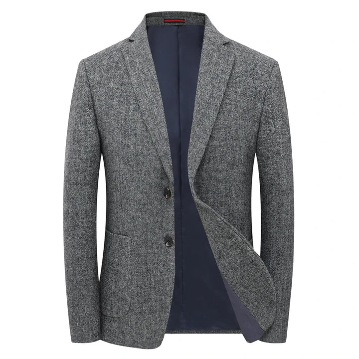 Men's Blazer Gray High-Quality Elegant